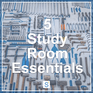 5 study room essentials