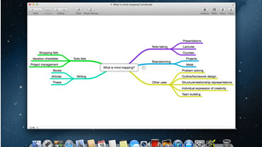 Mindnote mind mapping software