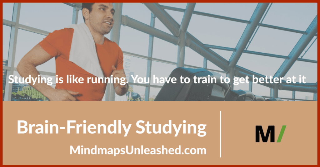 studying is like running
